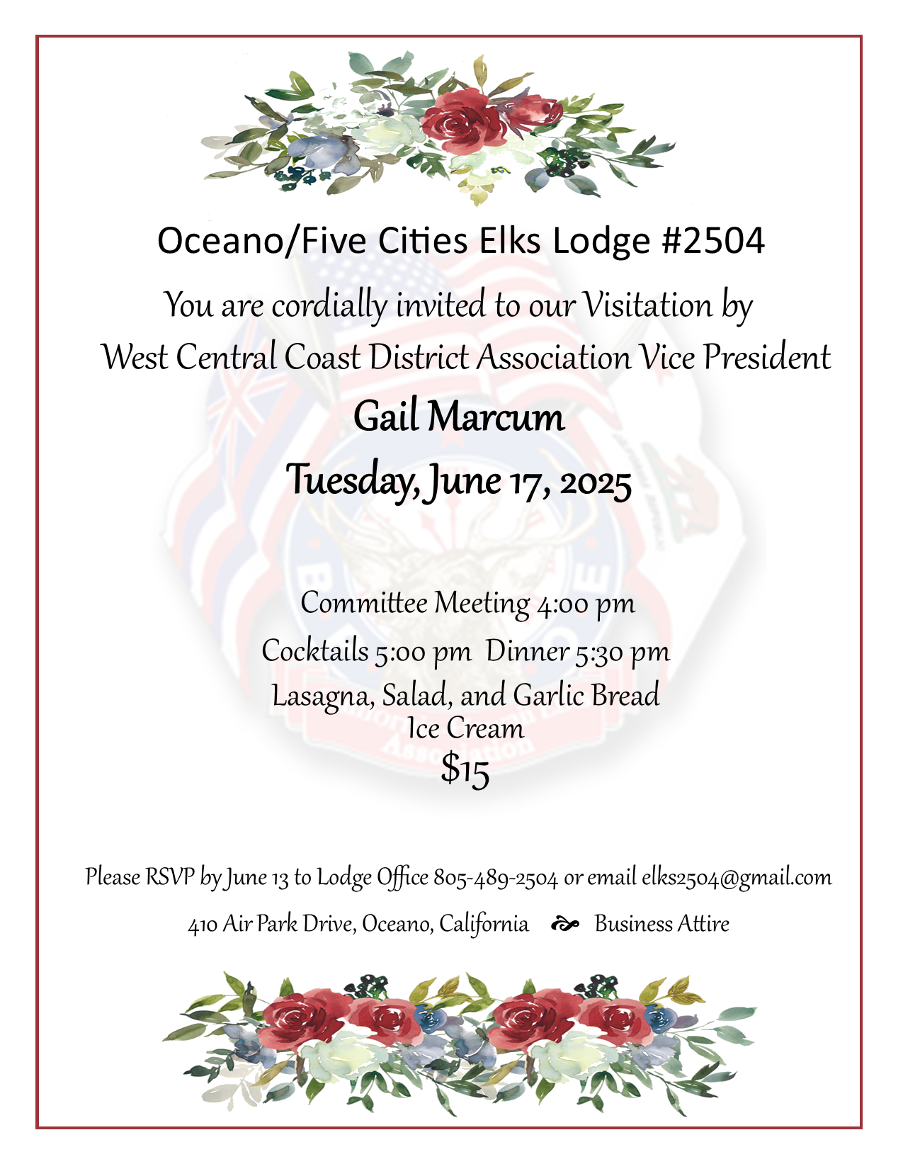 AVP Visitation Gail Marcum